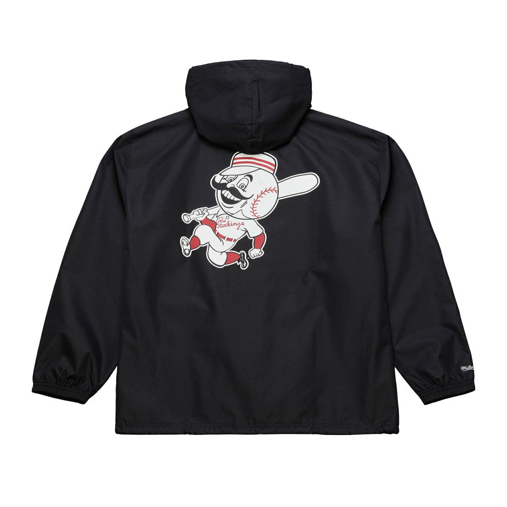 Cincinnati Reds Mitchell & Ness Full-Snap Hooded Coaches Jacket | MLB Online