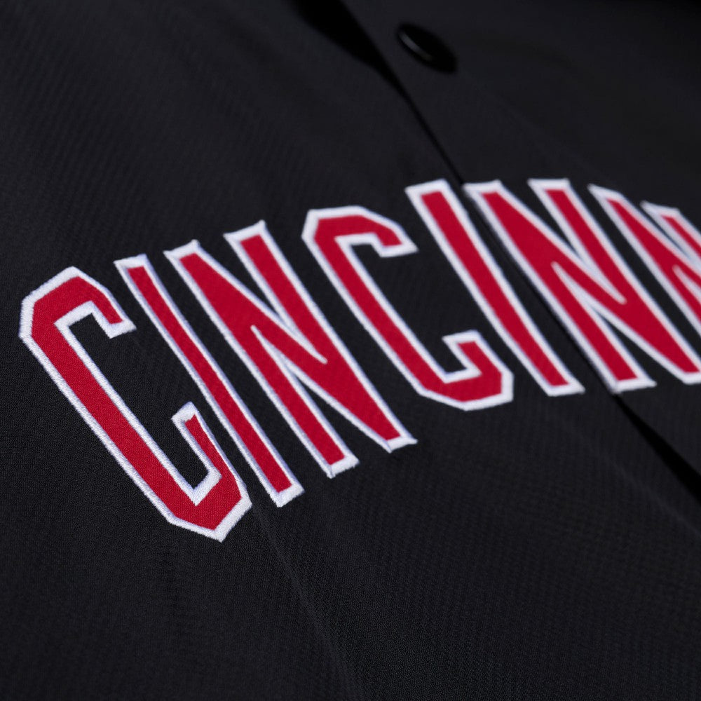 Cincinnati Reds Mitchell & Ness Full-Snap Hooded Coaches Jacket | MLB Online
