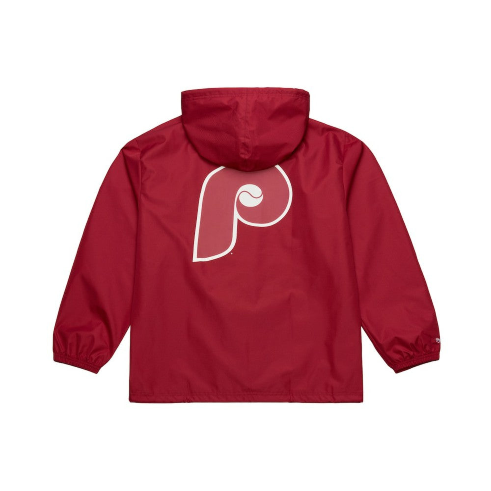 Philadelphia Phillies Mitchell & Ness Full-Snap Hooded Coaches Jacket | MLB Outlet