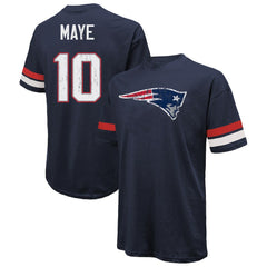 New England Patriots  Drake Maye  Majestic Threads Oversized T-Shirt