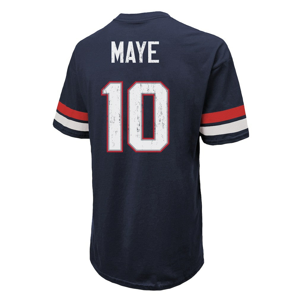 New England Patriots  Drake Maye  Majestic Threads Oversized T-Shirt