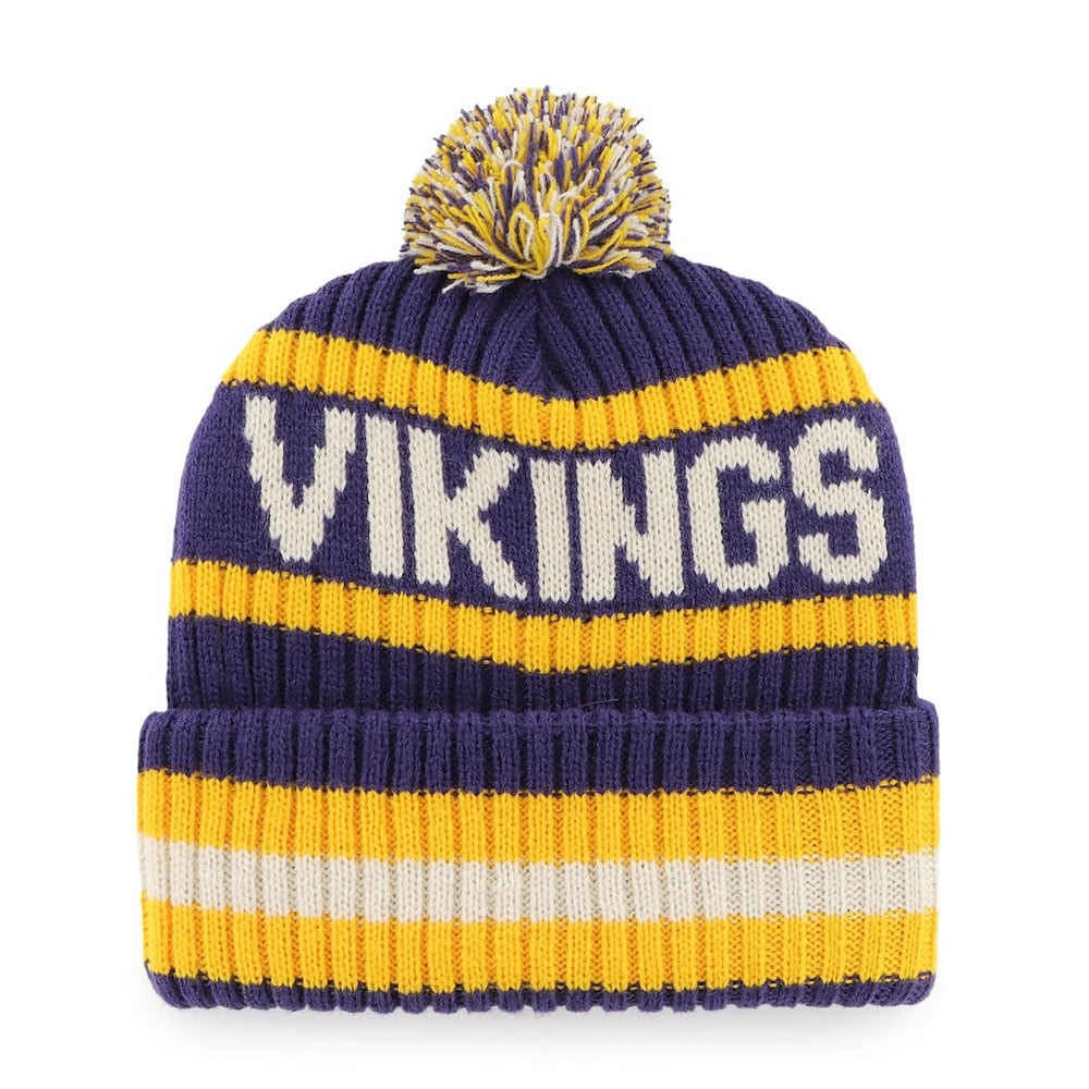 Minnesota Vikings 47 brand '47 Bering Cuffed Knit Hat with Pom