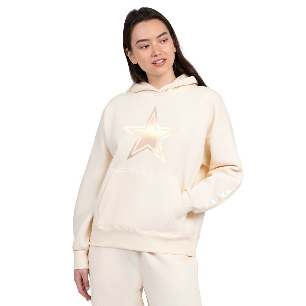 Dallas Cowboys  Starter Women's Pastels Relaxed Travel Hoodie