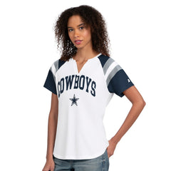 Dallas Cowboys  Starter Women's Game On Notch Neck T-Shirt