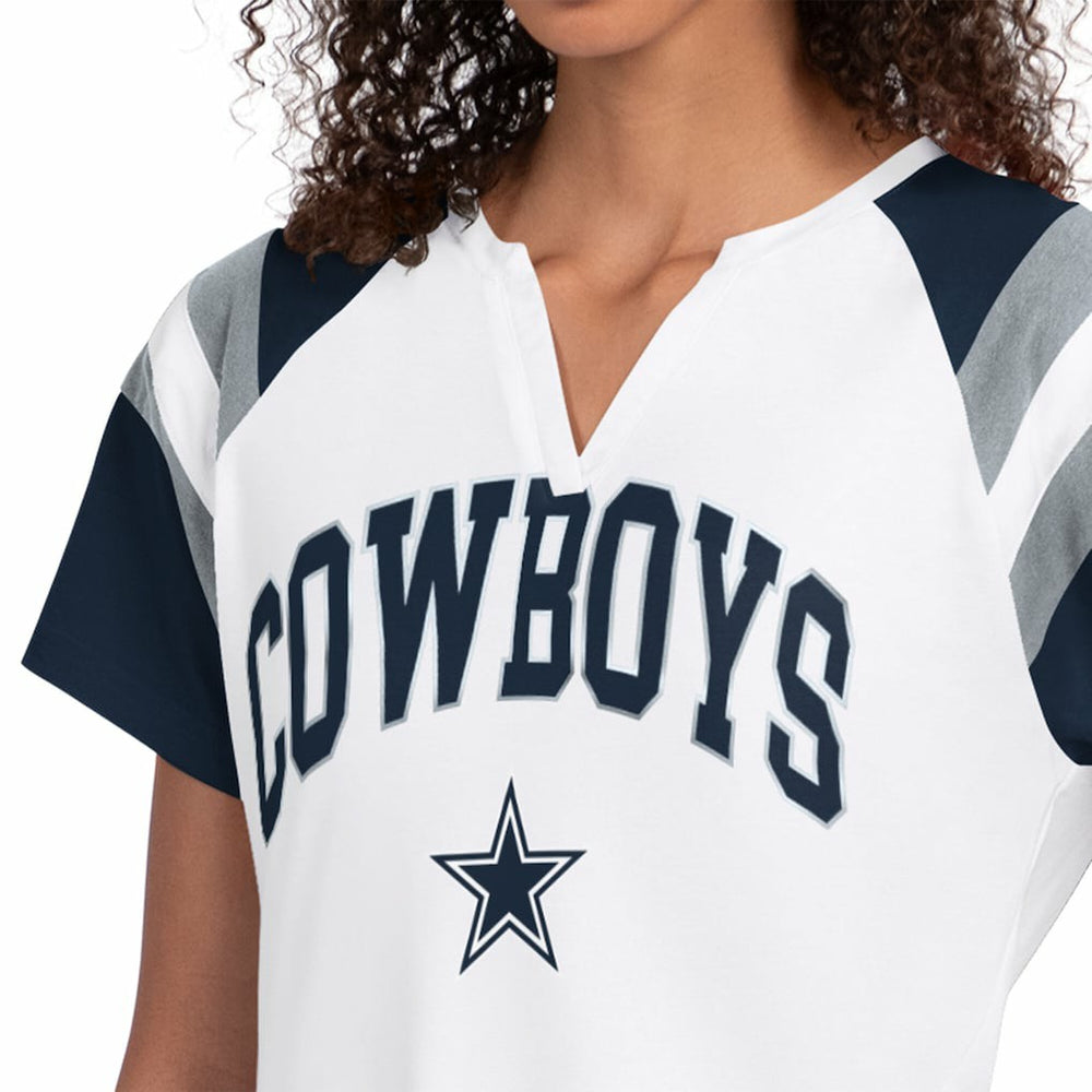 Dallas Cowboys  Starter Women's Game On Notch Neck T-Shirt