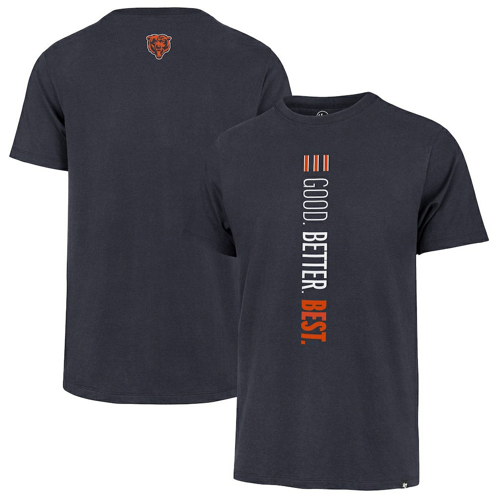 Chicago Bears 47 brand '47 Good. Better. Best. Franklin T-Shirt