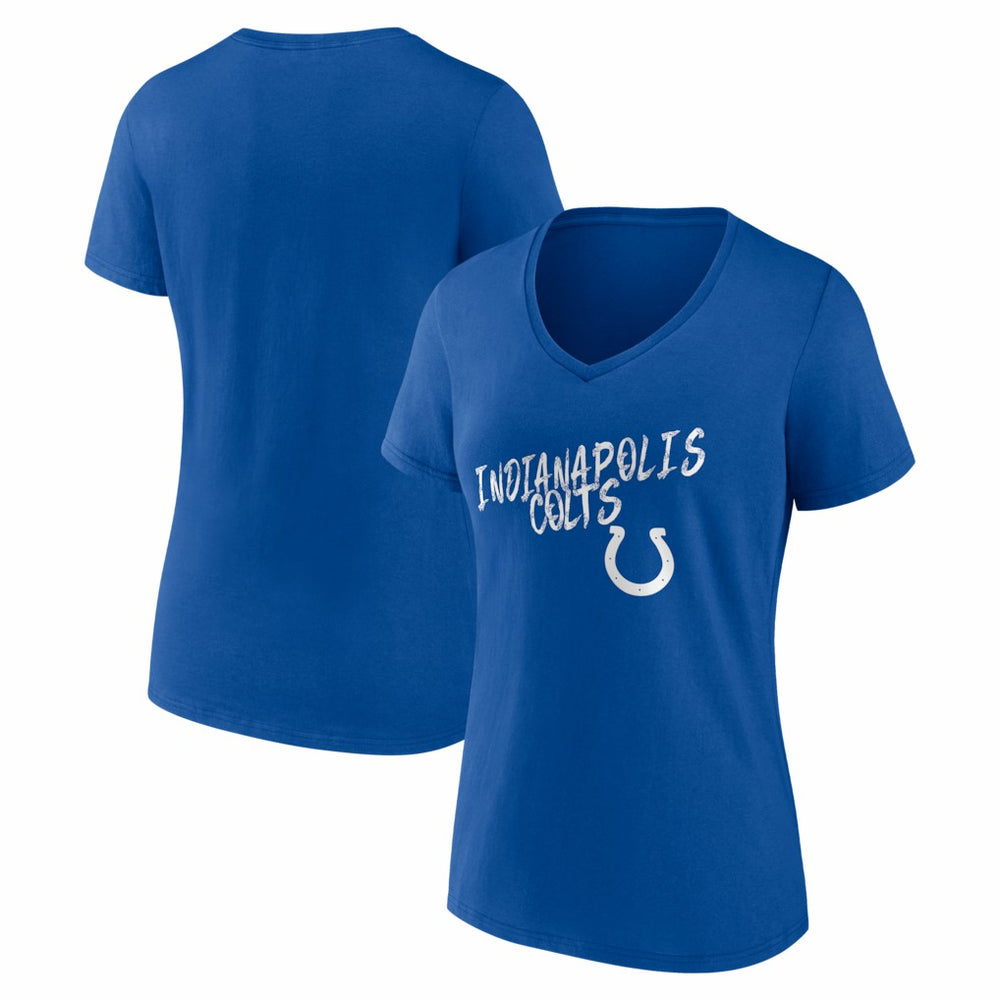 Indianapolis Colts  Women's Hustle V-Neck T-Shirt