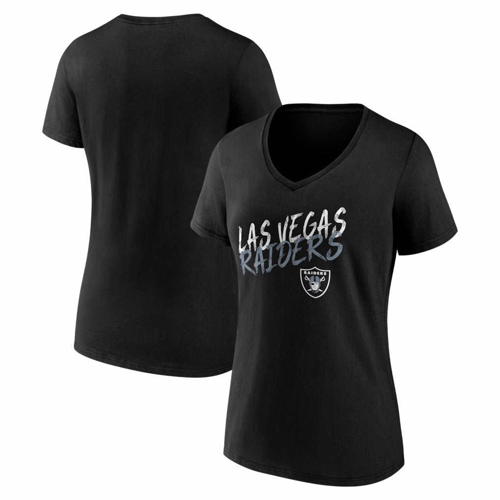 Las Vegas Raiders  Women's Hustle V-Neck T-Shirt