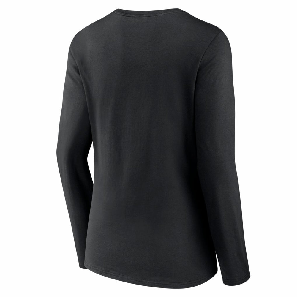 New Orleans Saints  Women's Hustle Long Sleeve V-Neck T-Shirt