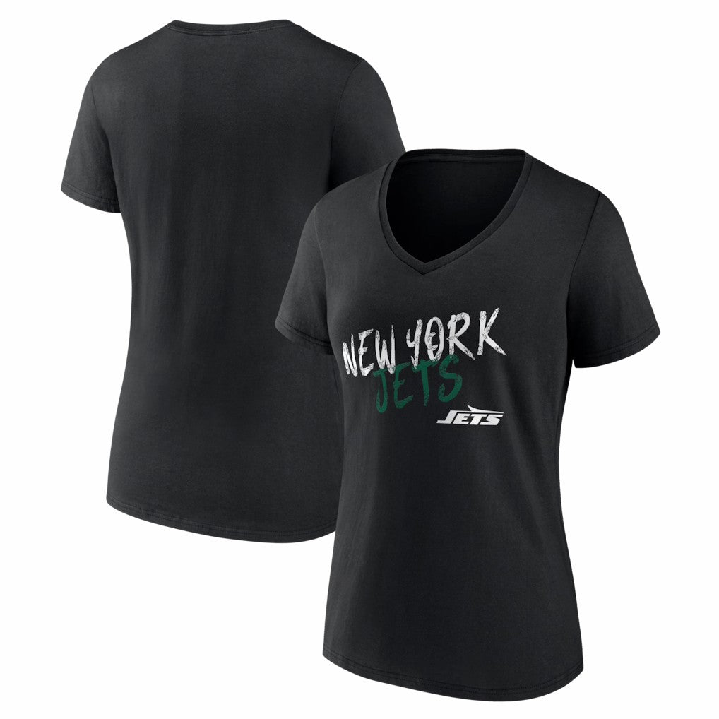 New York Jets  Women's Hustle V-Neck T-Shirt