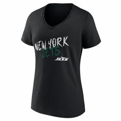 New York Jets  Women's Hustle V-Neck T-Shirt