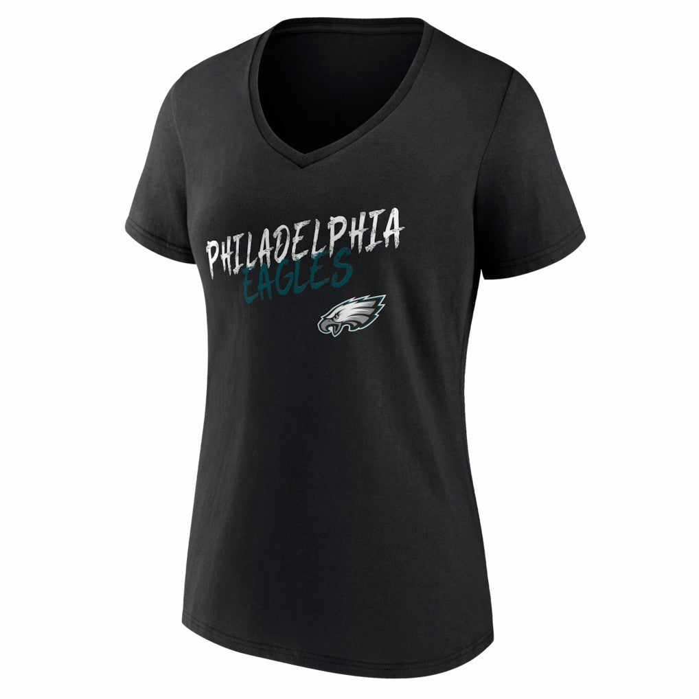 Philadelphia Eagles  Women's Hustle V-Neck T-Shirt