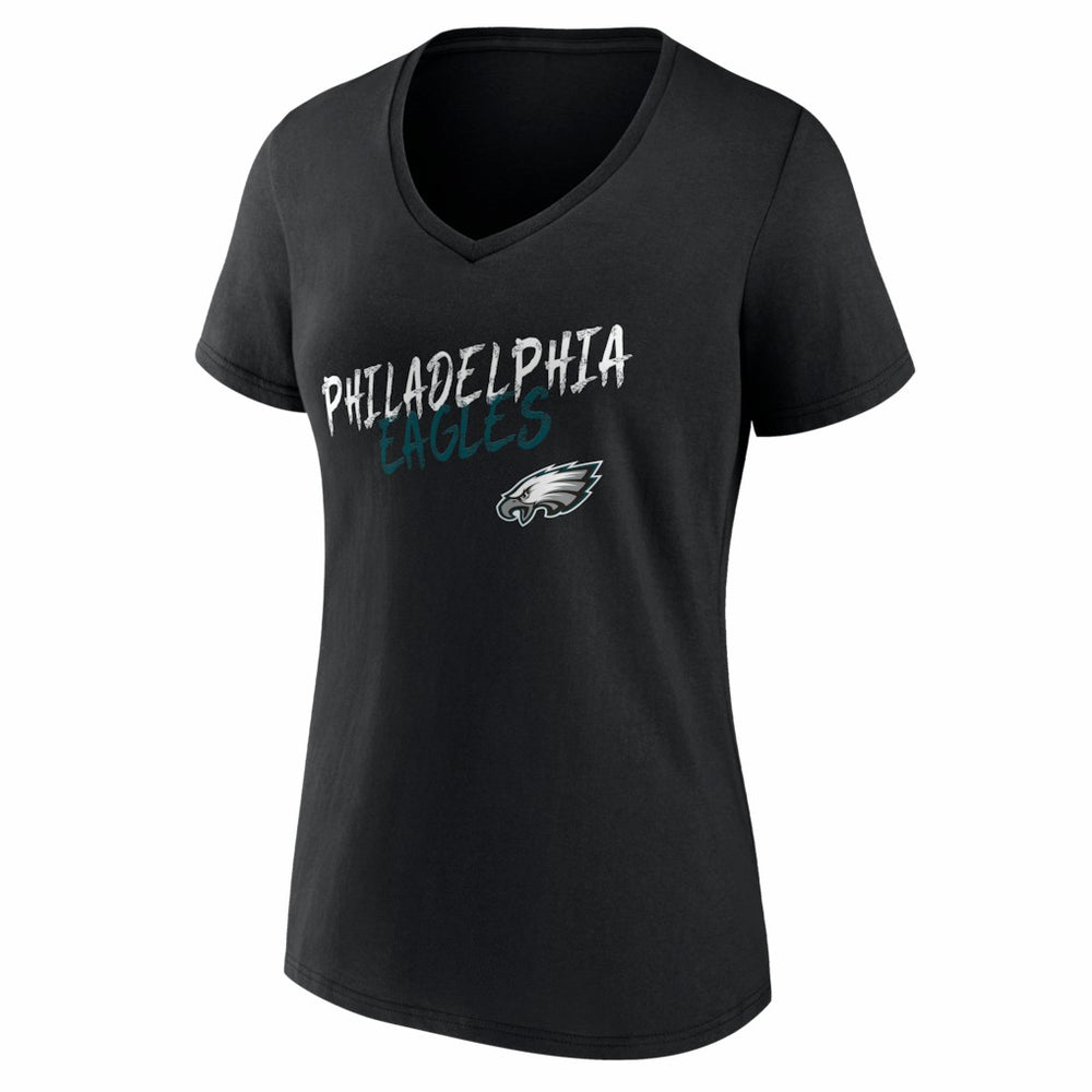 Philadelphia Eagles  Women's Hustle V-Neck T-Shirt