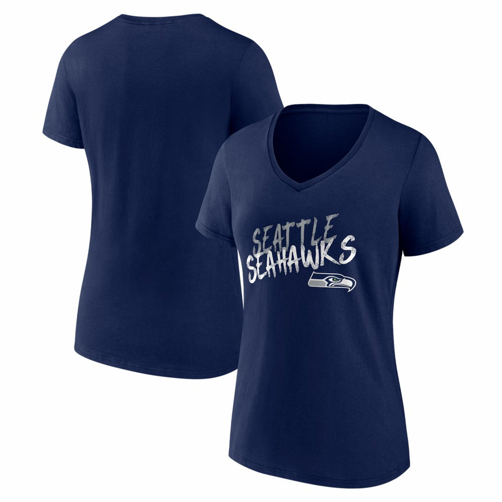 Seattle Seahawks  Women's Hustle V-Neck T-Shirt