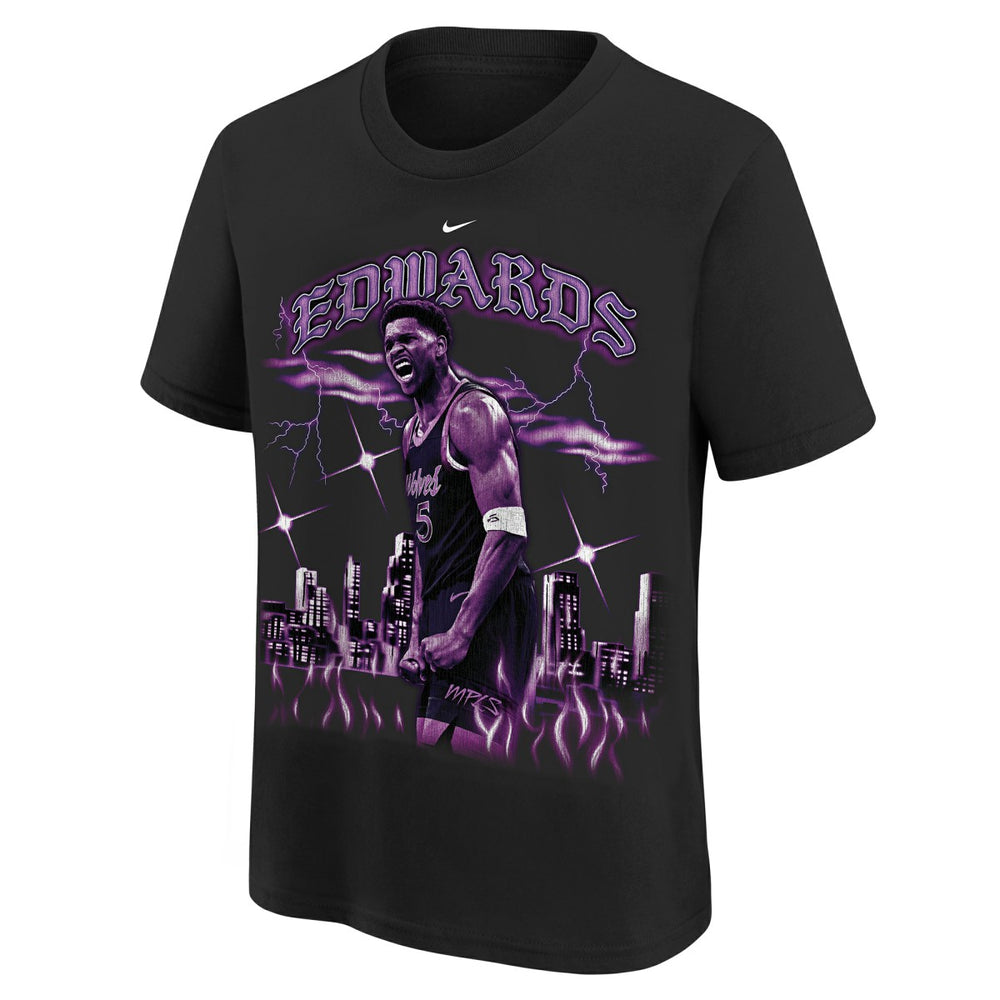 Anthony Edwards Minnesota Timberwolves Youth City Edition Player T-Shirt Discount