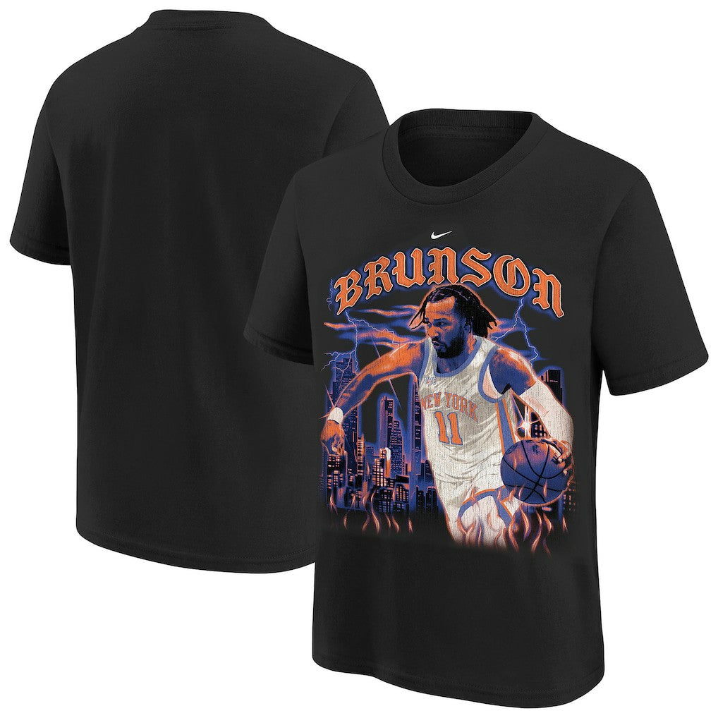 Jalen Brunson New York Knicks Youth City Edition Player T-Shirt Discount