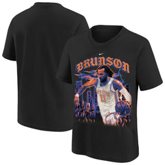 Jalen Brunson New York Knicks Youth City Edition Player T-Shirt Discount