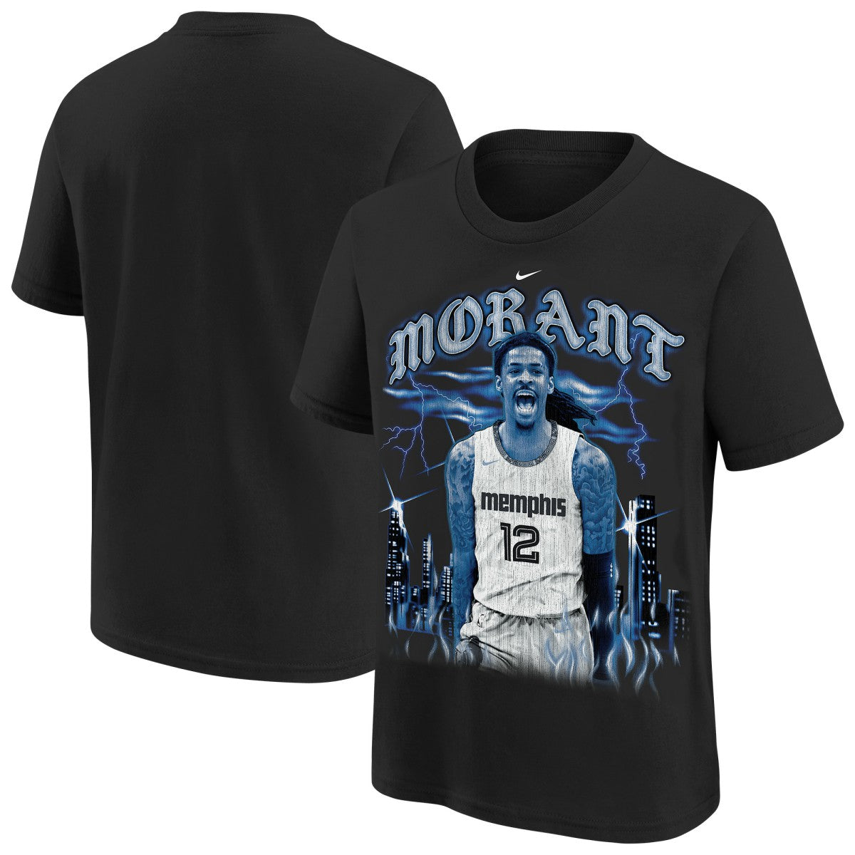 Ja Morant Memphis Grizzlies Youth City Edition Player T-Shirt New
