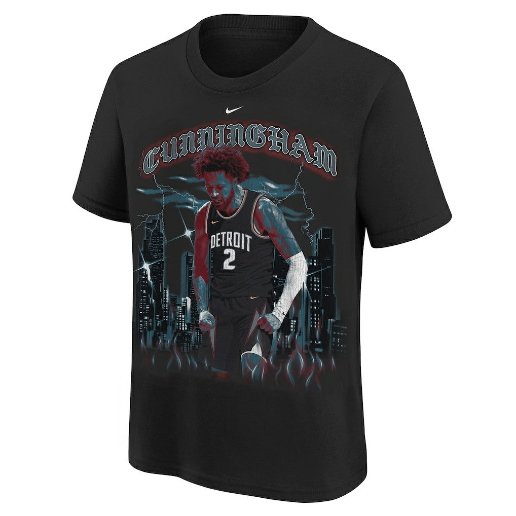 Cade Cunningham Detroit Pistons Youth City Edition Player T-Shirt sale Discount