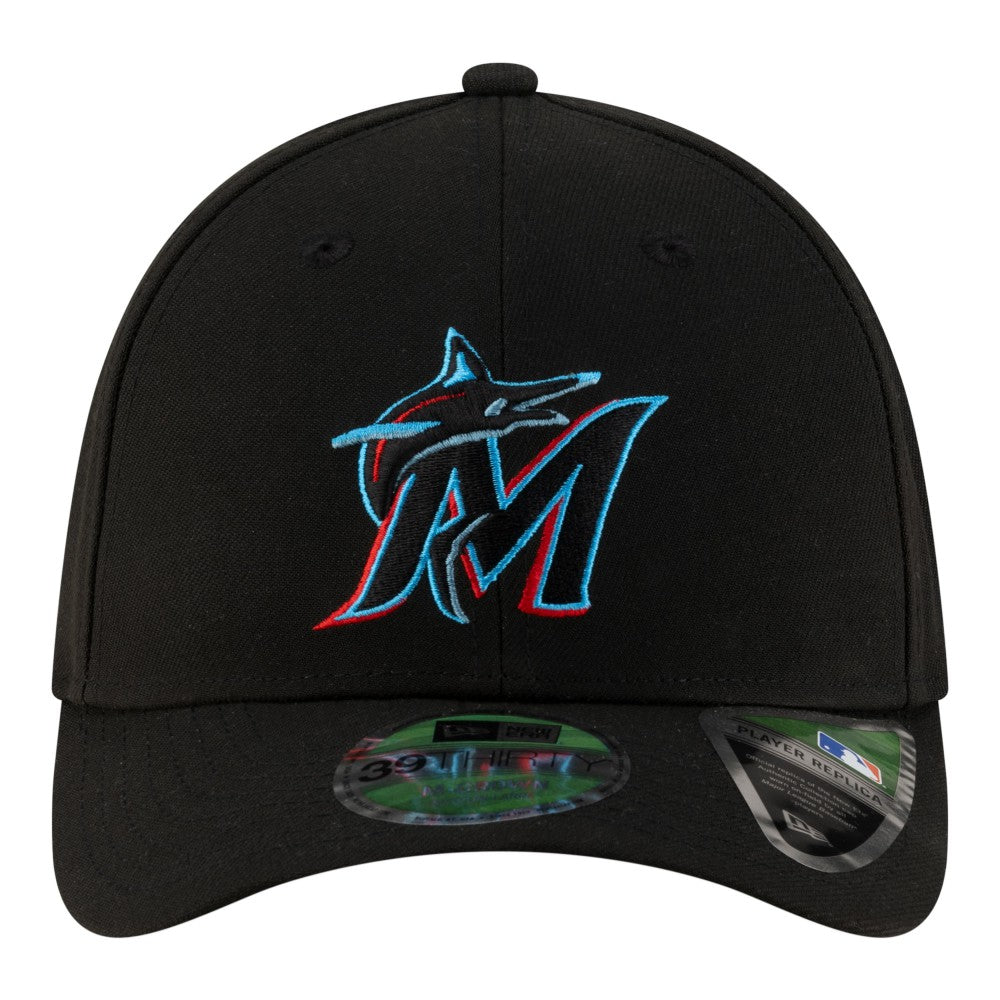 Miami Marlins New Era Player Replica 39THIRTY M-Crown Flex Hat | MLB Discount