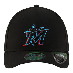 Miami Marlins New Era Player Replica 39THIRTY M-Crown Flex Hat | MLB Discount