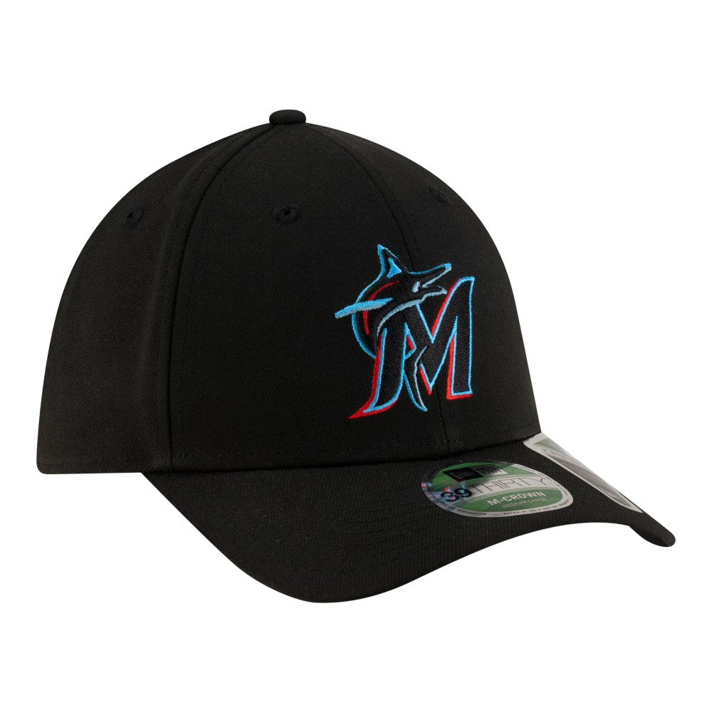 Miami Marlins New Era Player Replica 39THIRTY M-Crown Flex Hat | MLB Discount