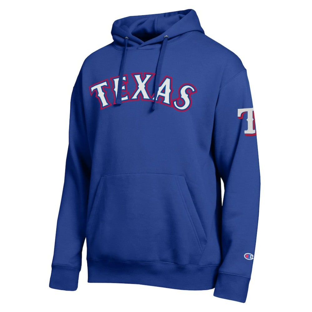 Texas Rangers Champion All Star Wordmark Hoodie | MLB Outlet