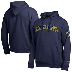 Milwaukee Brewers Champion All Star Wordmark Hoodie | MLB Outlet