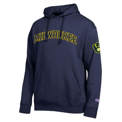 Milwaukee Brewers Champion All Star Wordmark Hoodie | MLB Outlet
