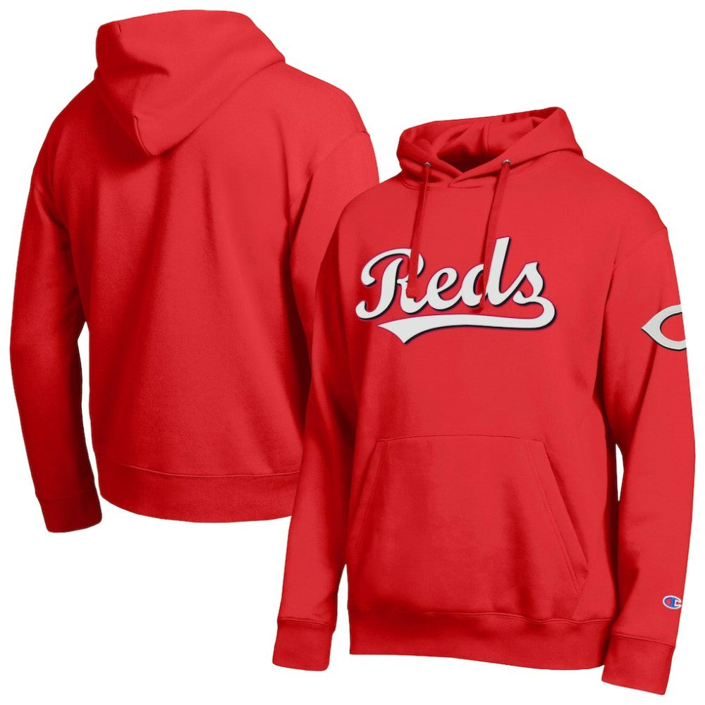 Cincinnati Reds Champion All Star Wordmark Hoodie | MLB New