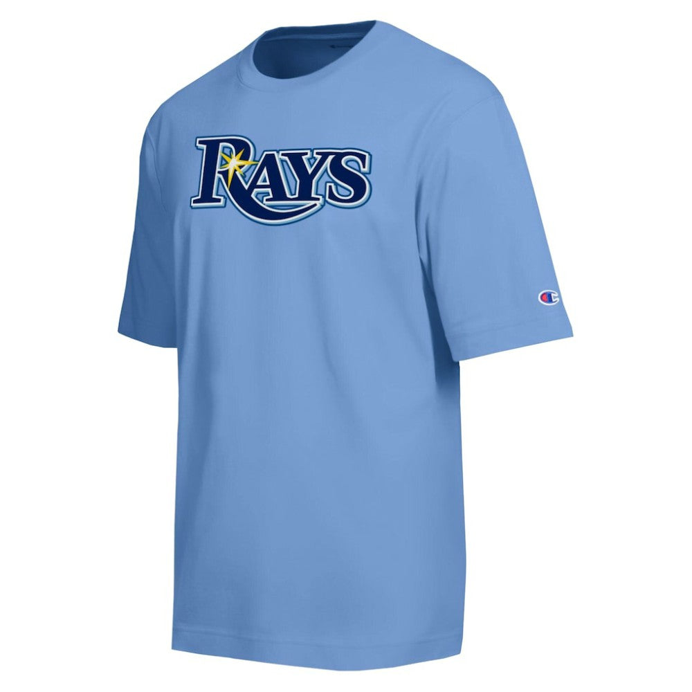 Tampa Bay Rays Champion All Star Chenille Wordmark T-Shirt | MLB For sale