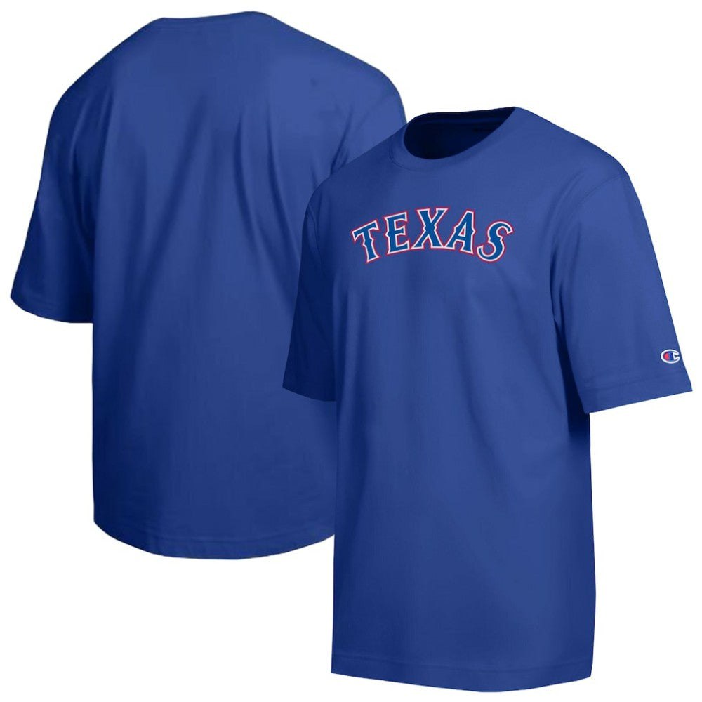 Texas Rangers Champion All Star Chenille Wordmark T-Shirt | MLB On Sale