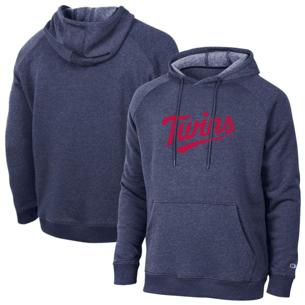 Minnesota Twins Champion Triumph Tri-Blend Raglan Hoodie | MLB Outlet