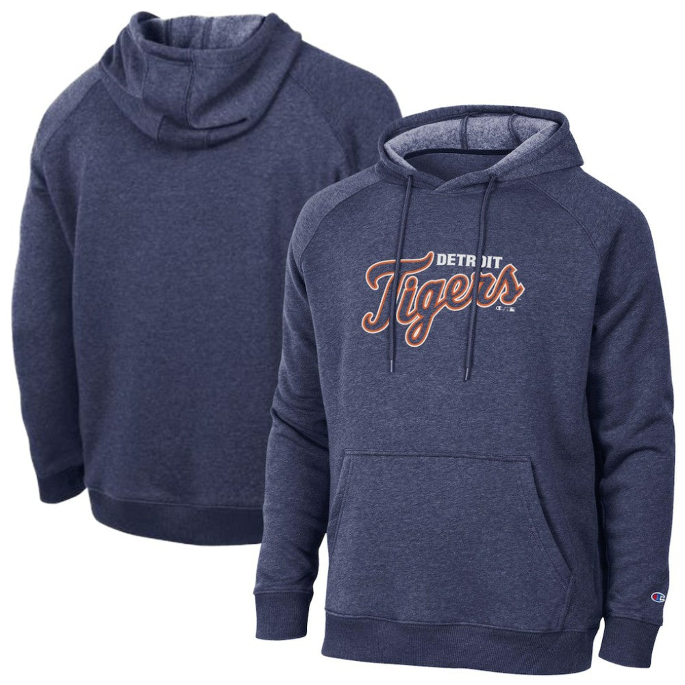 Detroit Tigers Champion Triumph Tri-Blend Raglan Hoodie | MLB US