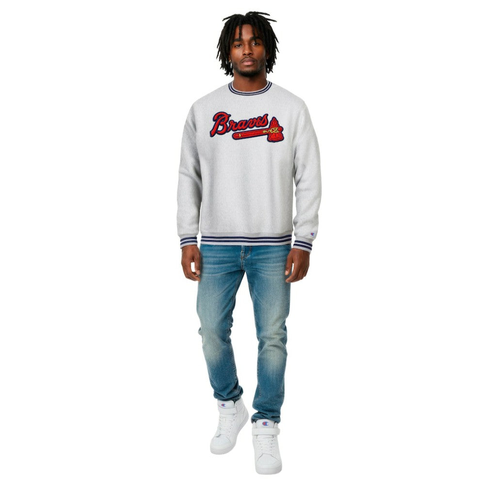 Atlanta Braves Champion Reverse Weave Sweatshirt | MLB Shop