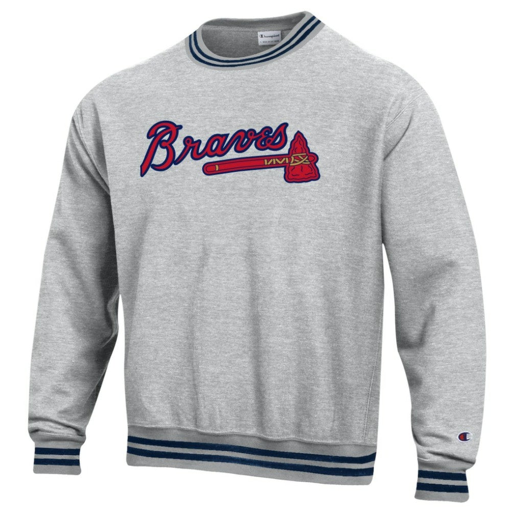 Atlanta Braves Champion Reverse Weave Sweatshirt | MLB Shop