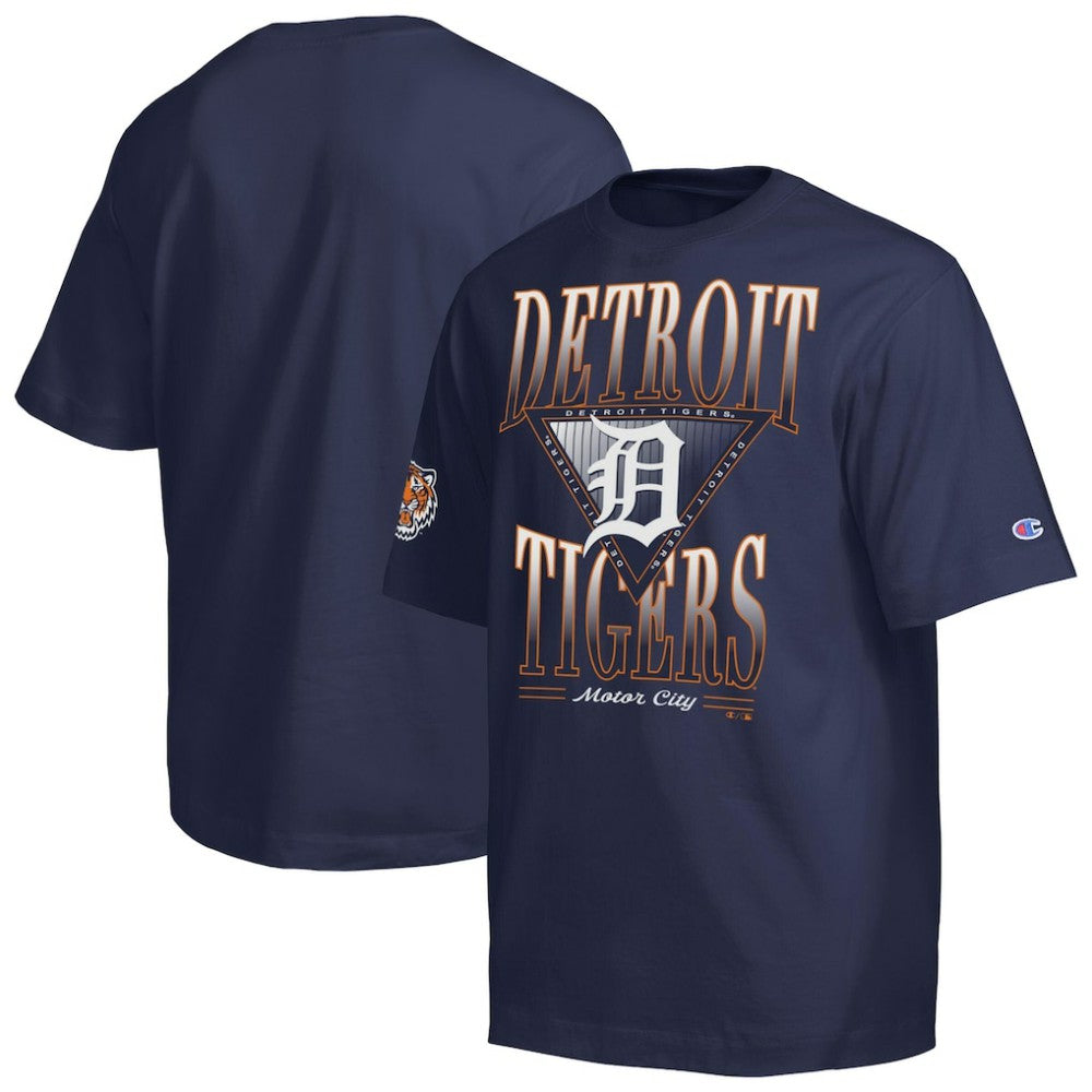 Detroit Tigers Champion Traditions Two Locations T-Shirt | MLB Shop