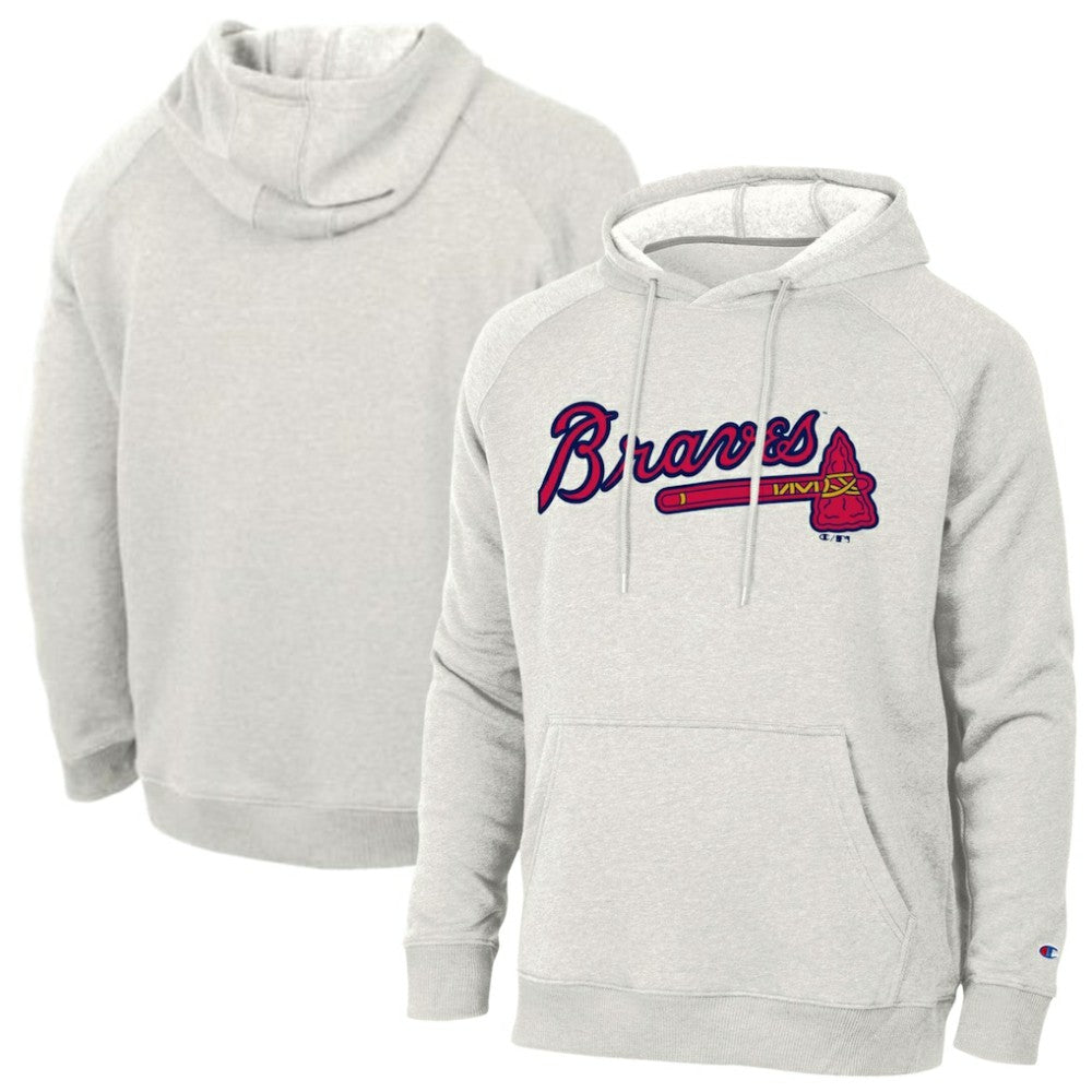 Atlanta Braves Champion Triumph Tri-Blend Raglan Hoodie | MLB New