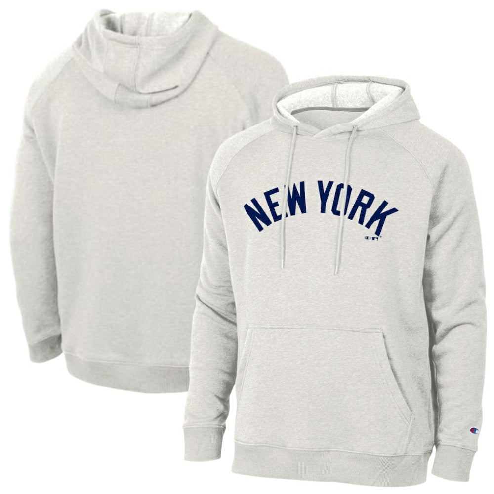New York Yankees Champion Triumph Tri-Blend Raglan Hoodie | MLB Discount