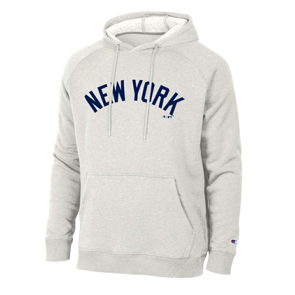 New York Yankees Champion Triumph Tri-Blend Raglan Hoodie | MLB Discount