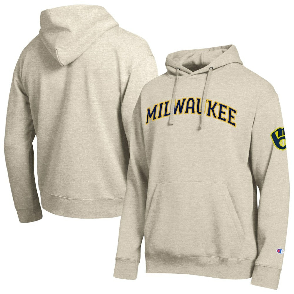 Milwaukee Brewers Champion All Star Chenille Patch Hoodie | MLB US