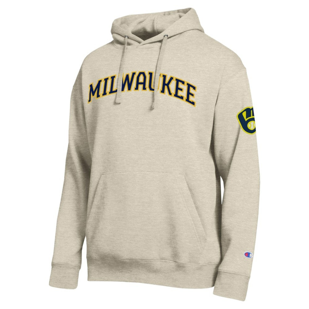 Milwaukee Brewers Champion All Star Chenille Patch Hoodie | MLB US