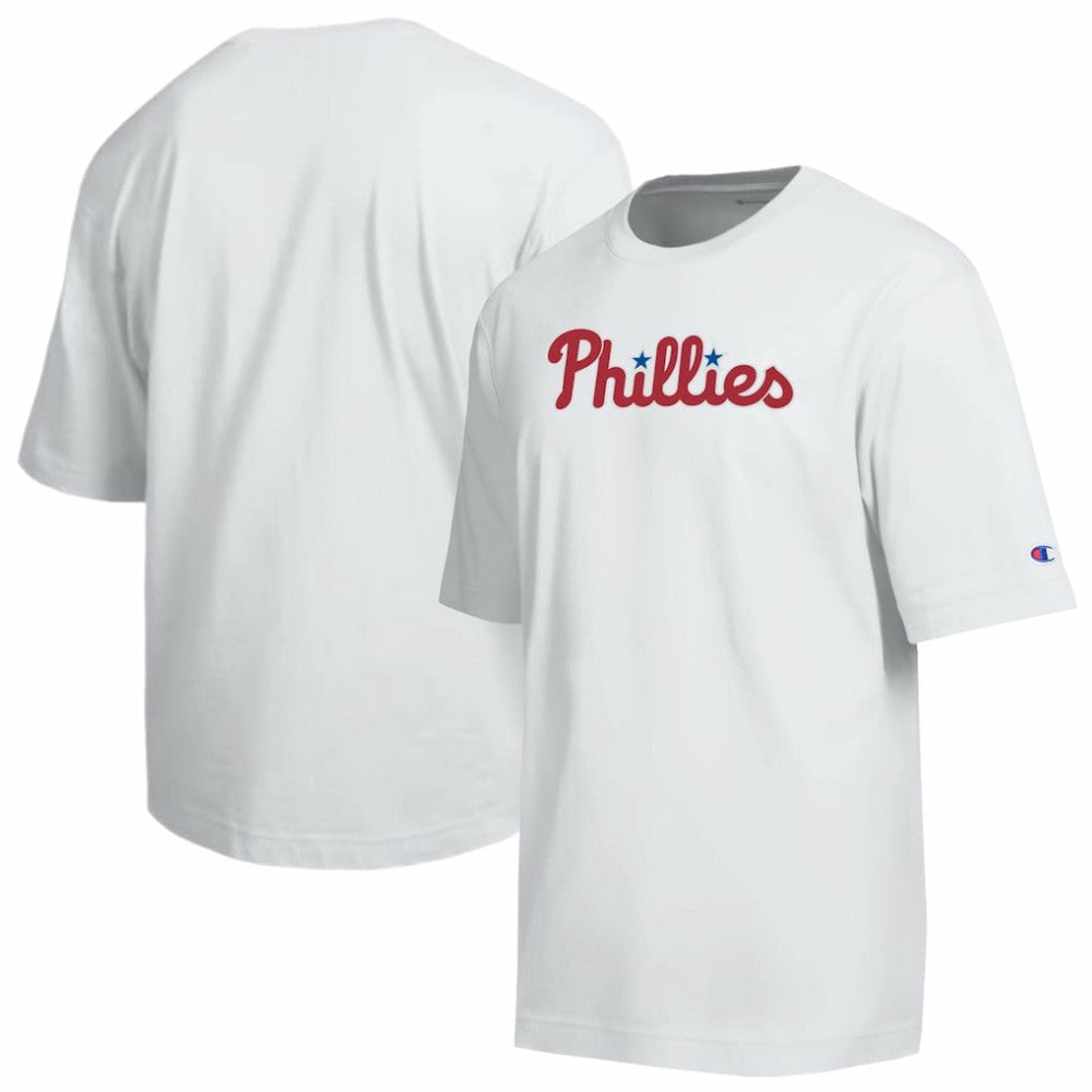 Philadelphia Phillies Champion All Star Arched Chenille Wordmark T-Shirt | MLB Near me