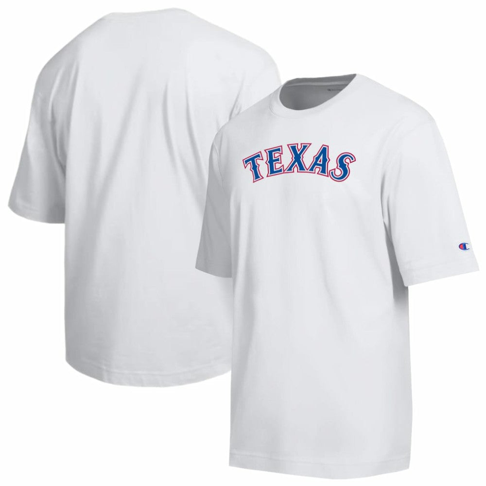 Texas Rangers Champion All Star Arched Chenille Wordmark T-Shirt | MLB Near me