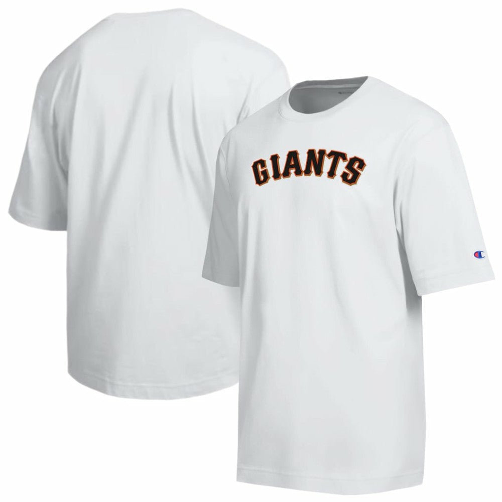 San Francisco Giants Champion All Star Arched Chenille Wordmark T-Shirt | MLB On Sale