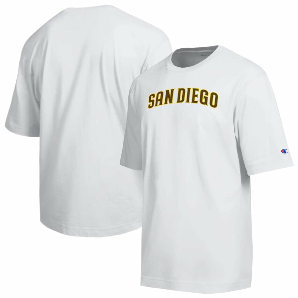 San Diego Padres Champion All Star Arched Chenille Wordmark T-Shirt | MLB For sale