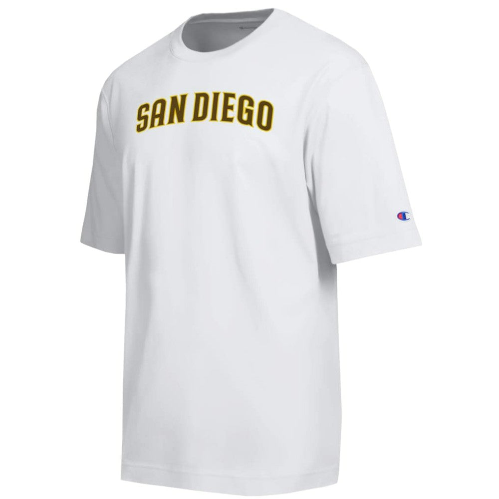 San Diego Padres Champion All Star Arched Chenille Wordmark T-Shirt | MLB For sale