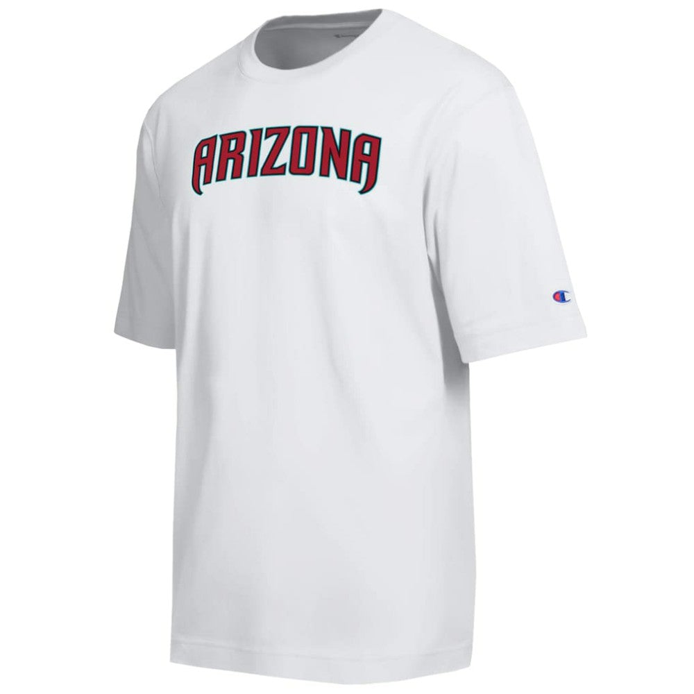 Arizona Diamondbacks Champion All Star Arched Chenille Wordmark T-Shirt | MLB Online