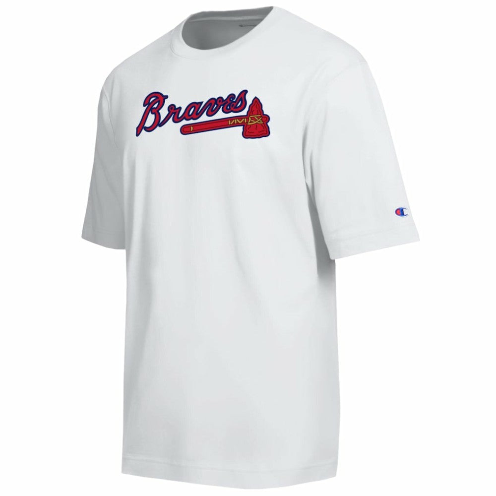 Atlanta Braves Champion All Star Arched Chenille Wordmark T-Shirt | MLB Near me