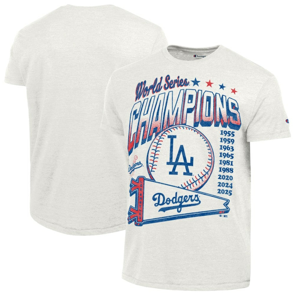Los Angeles Dodgers Champion Winning Tradition Cooperstown Tri-Blend T-Shirt | MLB Outlet